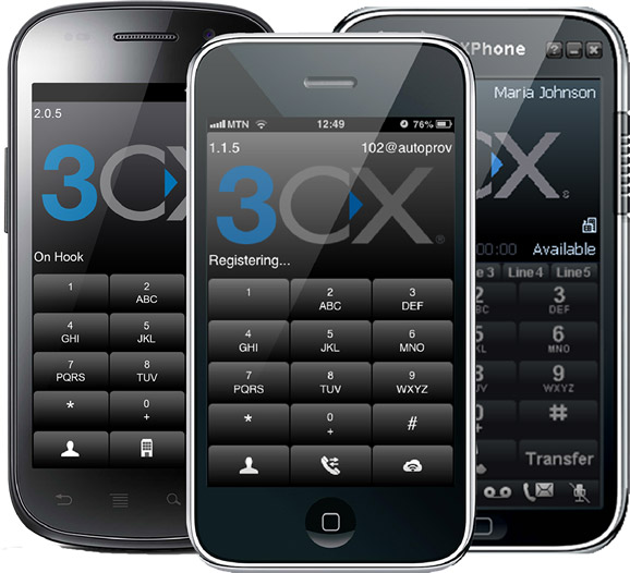 3cx phone app