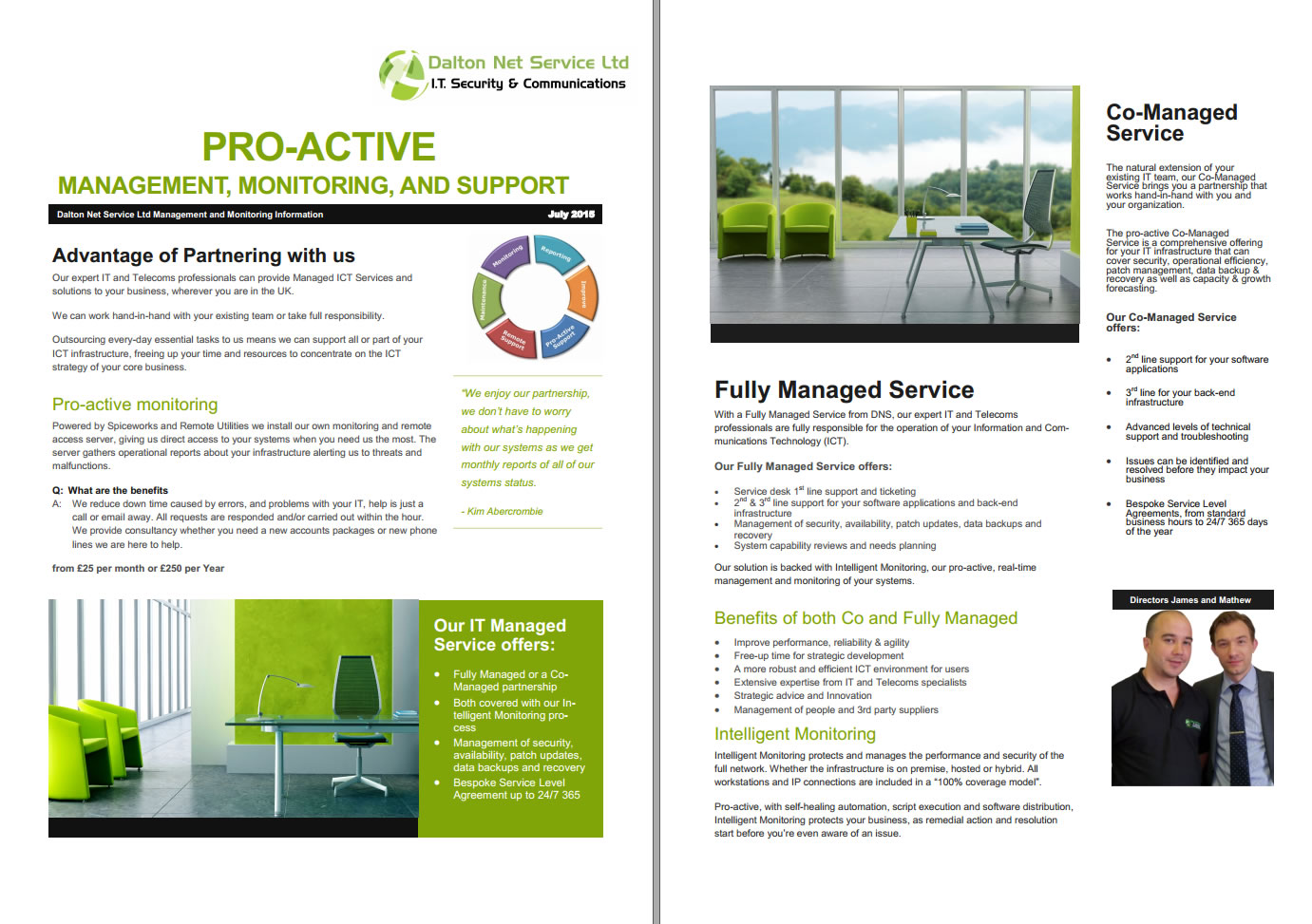 managed services brochure
